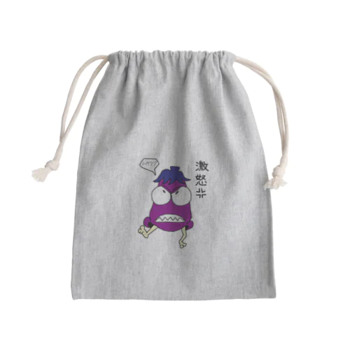 鼻ナスビくん Mini Drawstring Bag