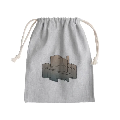 摩天楼 Mini Drawstring Bag