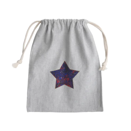 赤い星 Mini Drawstring Bag