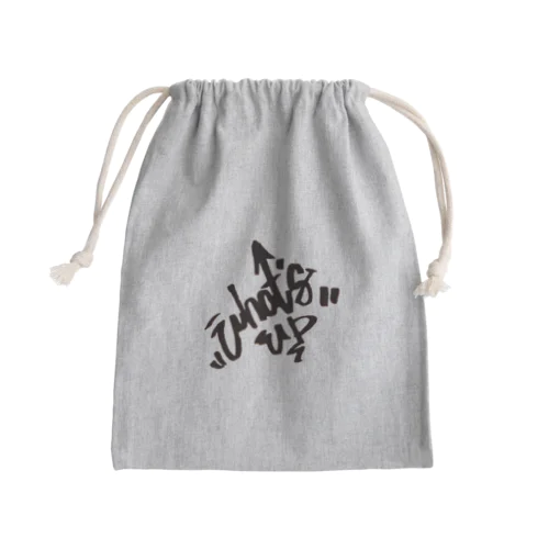 What's up Mini Drawstring Bag