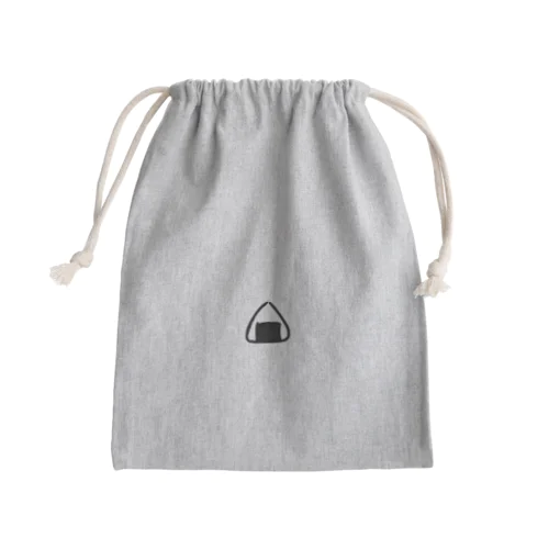 おにぎりの巾着 Mini Drawstring Bag