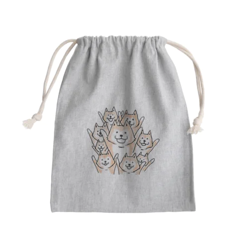 イラストムーコ巾着 Mini Drawstring Bag