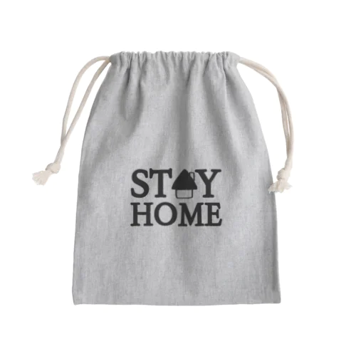 ステイホーム Mini Drawstring Bag