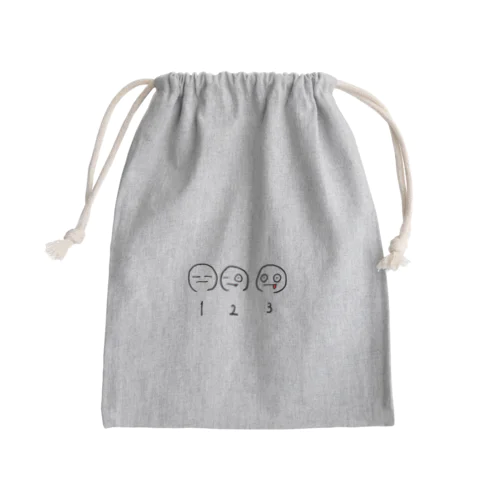 あっかんべー Mini Drawstring Bag