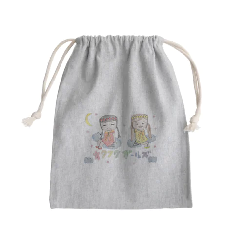 雲の上のオタフクガールズ Mini Drawstring Bag