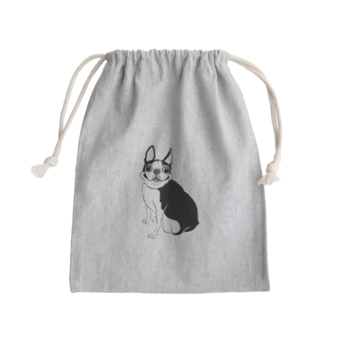 ボストンテリア Mini Drawstring Bag