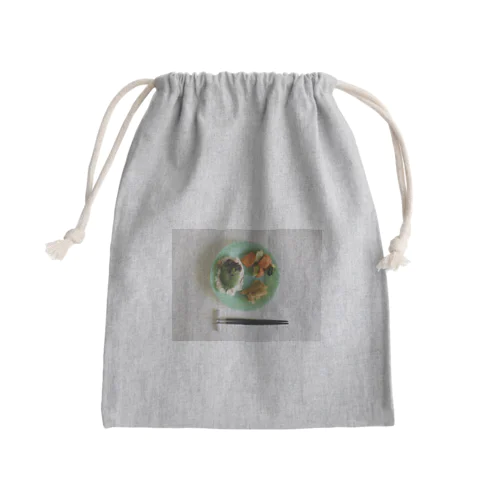 今朝の朝食 Mini Drawstring Bag