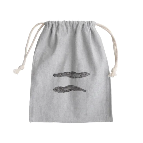 右にぼし左にぼし Mini Drawstring Bag