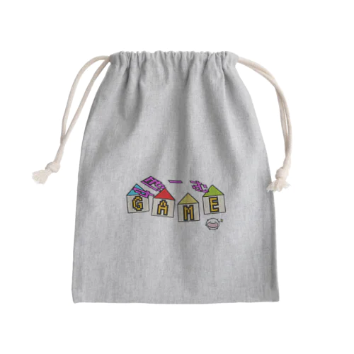 game4ほーむなねこです Mini Drawstring Bag