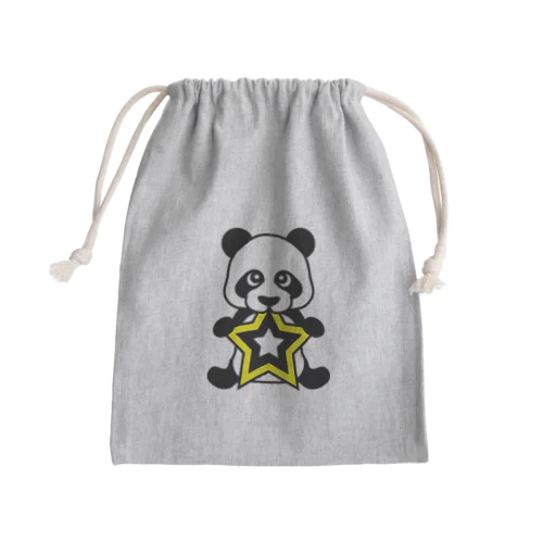 パンダ＆スター Mini Drawstring Bag