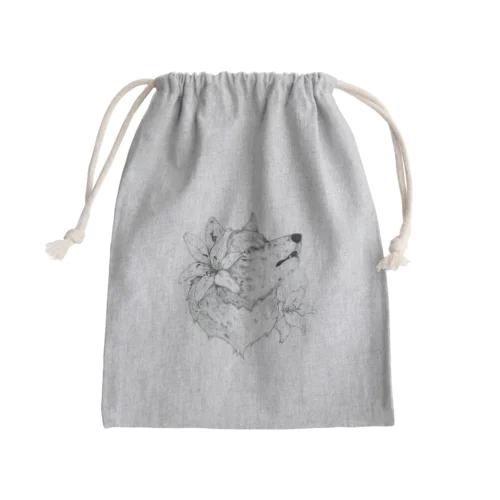 スカシユリ Mini Drawstring Bag