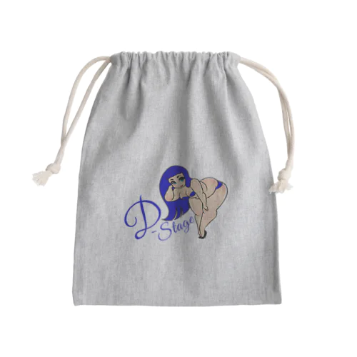 D-stage公式ロゴグッズ Mini Drawstring Bag