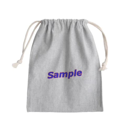 サンプル Mini Drawstring Bag