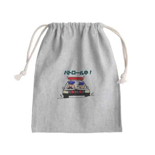 パトカー Mini Drawstring Bag