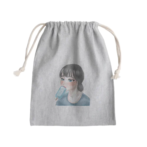 ソーダーなアイス Mini Drawstring Bag