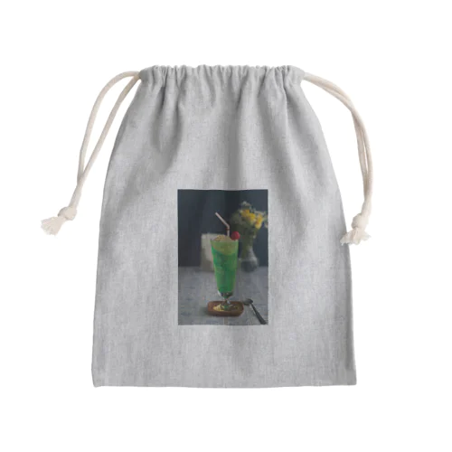 クリームソーダ Mini Drawstring Bag