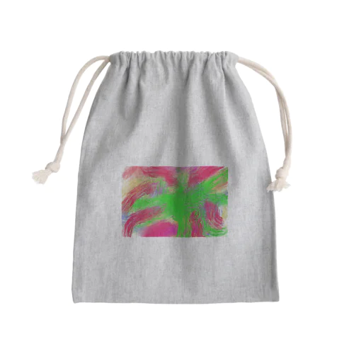 spider in the dream Mini Drawstring Bag