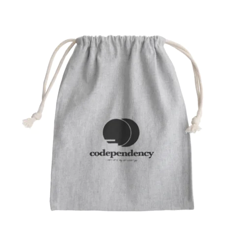 codependency ロゴ Mini Drawstring Bag