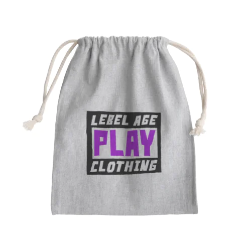 LEBEL AGE PU Mini Drawstring Bag