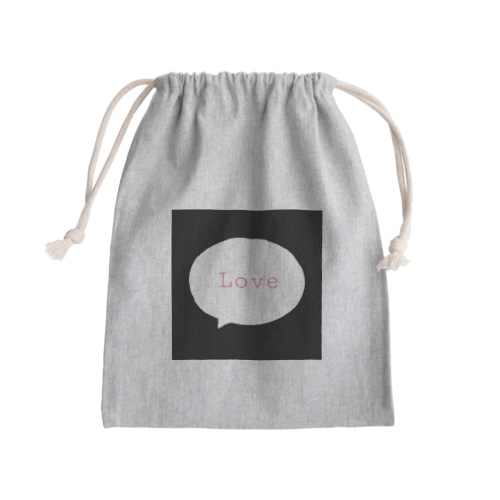 しんぷる Mini Drawstring Bag