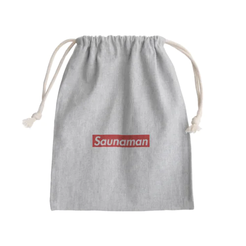 Saunaman・赤 Mini Drawstring Bag