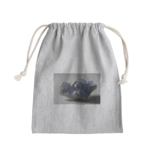 ロックなアイテム　フローライト(青) Mini Drawstring Bag