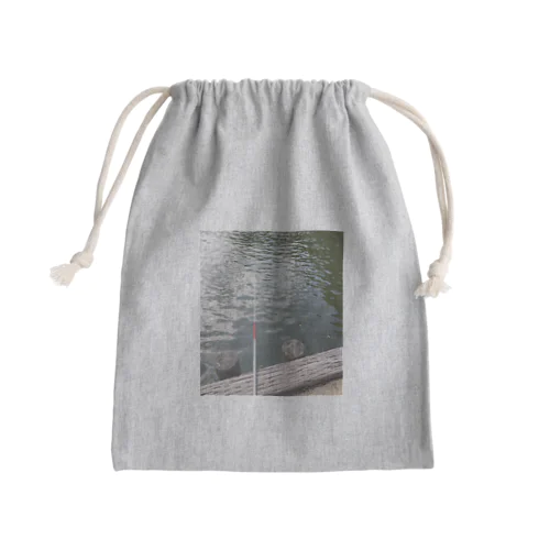 釣 Mini Drawstring Bag