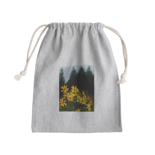 菊芋と樹木　DATA_P_139 tree Mini Drawstring Bag