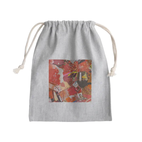 red Mini Drawstring Bag