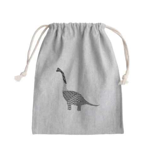 ブラキオサウルス Mini Drawstring Bag