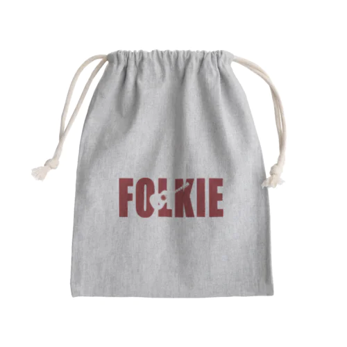 FOLKIE巾着 Mini Drawstring Bag