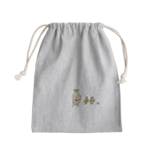 ほがらかピーナッツと小ピーナッツず Mini Drawstring Bag