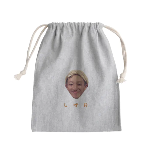 しげお Mini Drawstring Bag