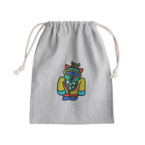 猫のサイップ Mini Drawstring Bag