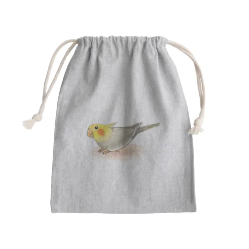 オカメインコ　レキ【まめるりはことり】 Mini Drawstring Bag