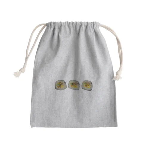 太巻き Mini Drawstring Bag