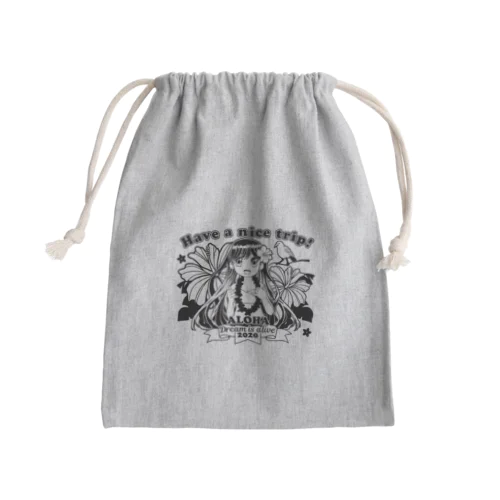 ALOHA Mini Drawstring Bag