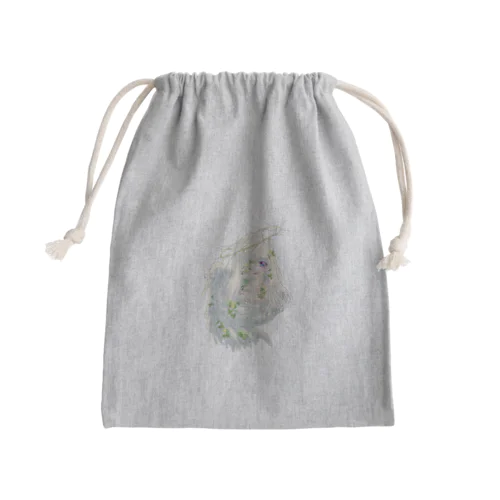 天使 Mini Drawstring Bag