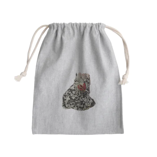 チャボのとまとさん。 Mini Drawstring Bag