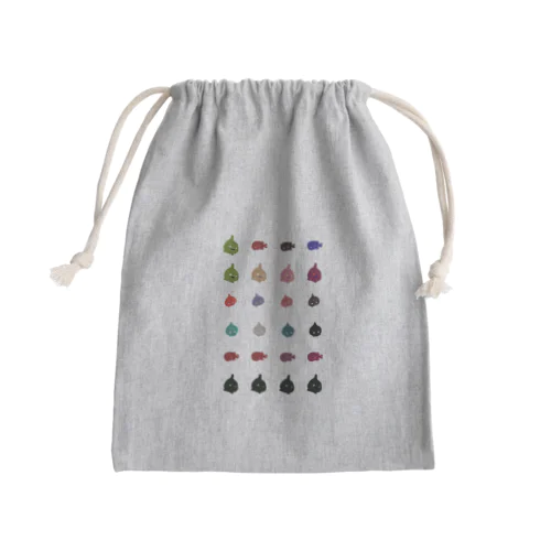 ダンゴウオさんとお友達 Mini Drawstring Bag