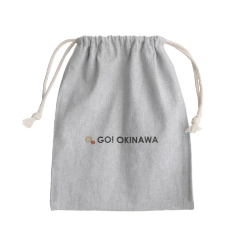 GO! OKINAWA オフィシャルロゴグッズ Mini Drawstring Bag