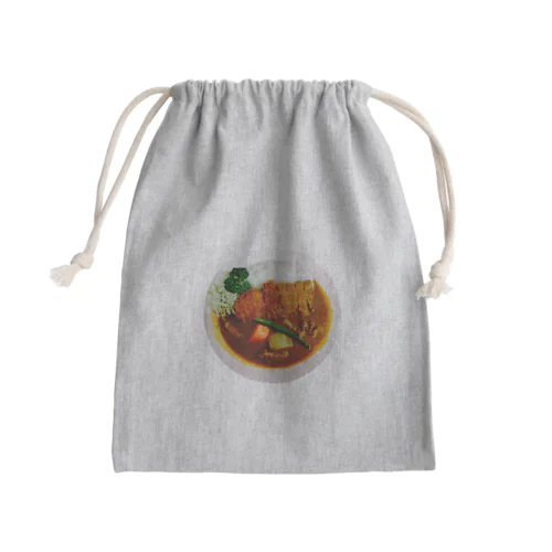 リッチなカツカレー Mini Drawstring Bag