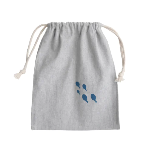 おたまじゃくしのさんぽ Mini Drawstring Bag