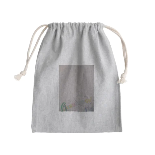 雪 by Miyu  Mini Drawstring Bag