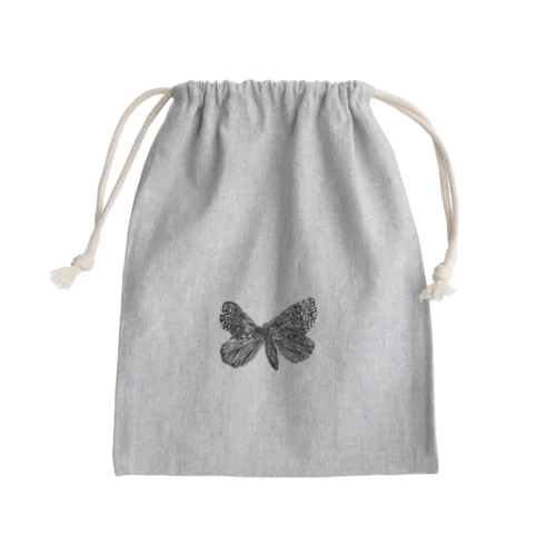 蛾 Mini Drawstring Bag