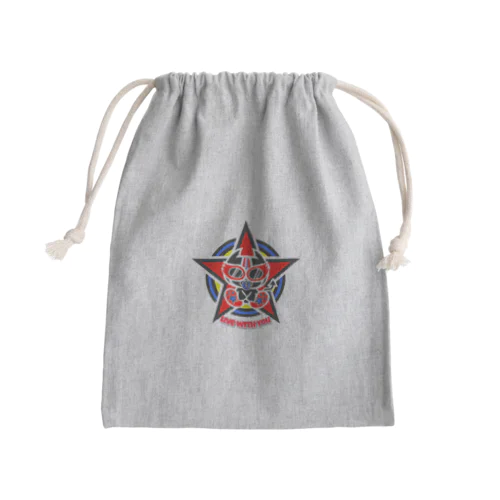 ロックンベイベー背面プリントTシャツ Mini Drawstring Bag