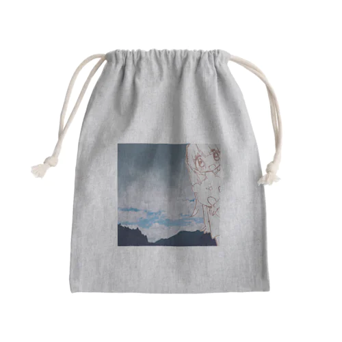 すきないちまい Mini Drawstring Bag