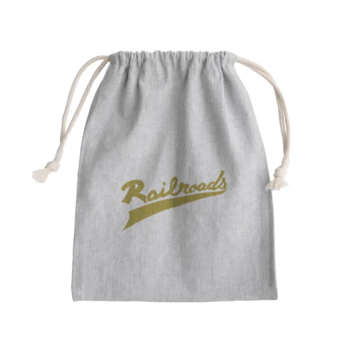 Railroadsロゴタイプ　きいろ Mini Drawstring Bag