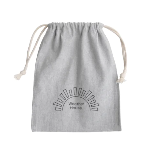 Weather House.ロゴ Mini Drawstring Bag
