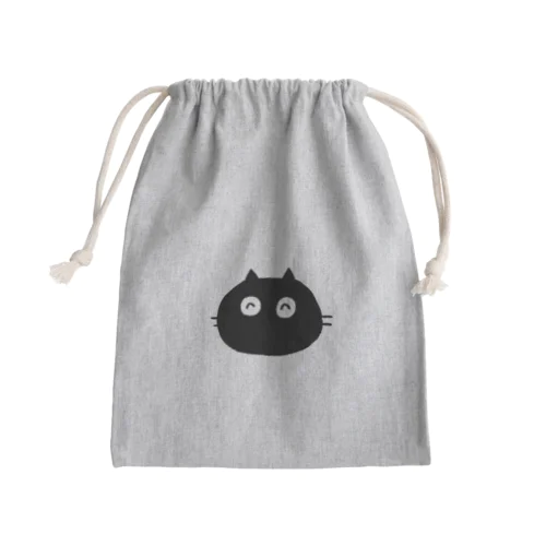 まっくろにゃんごろー Mini Drawstring Bag